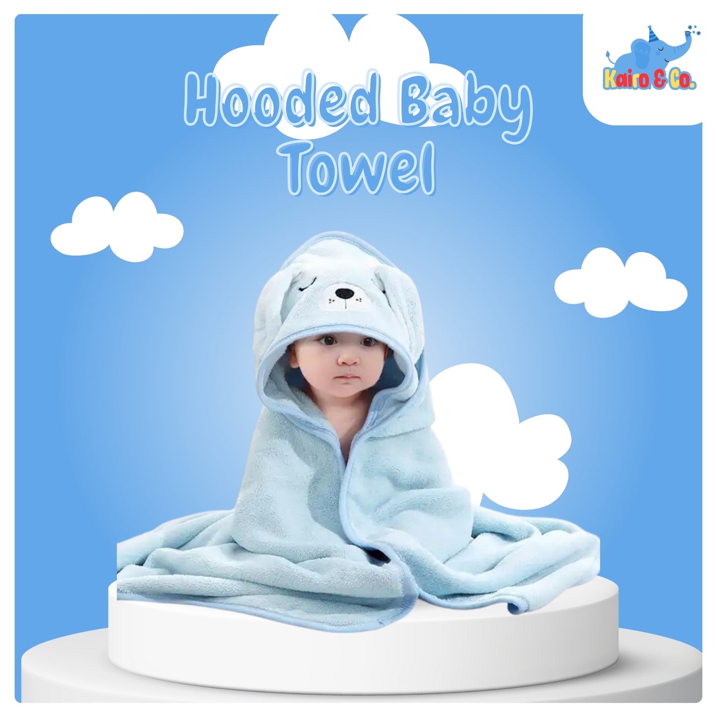 Hooded Baby Towel for Newborn on up